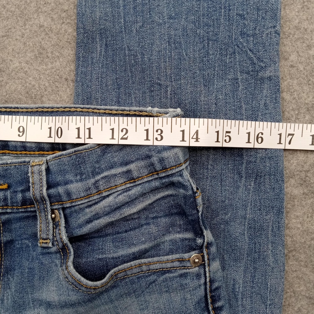 Denizen‎ From Levis Jeans Mens 29x32 Light Wash 216 Slim Straight Distressed - Picture 6 of 10